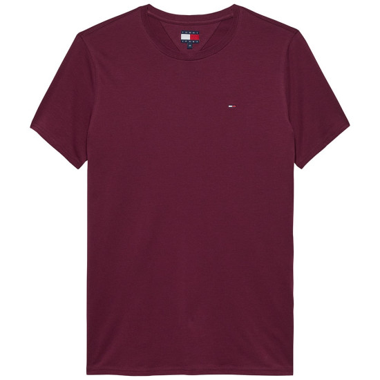 TOMMY JEANS Μπορντό T-shirt C Neck - DM0DM04411