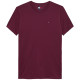 TOMMY JEANS Μπορντό T-shirt C Neck - DM0DM04411