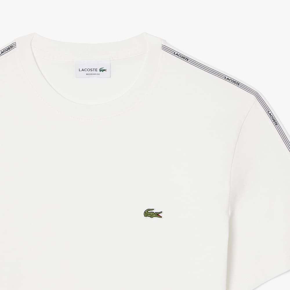 Lacoste Λευκό T-shirt C Neck - 3TH0888