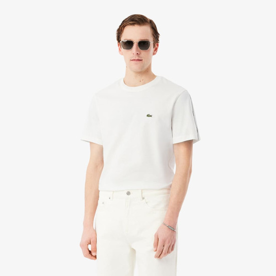 Lacoste Λευκό T-shirt C Neck - 3TH0888