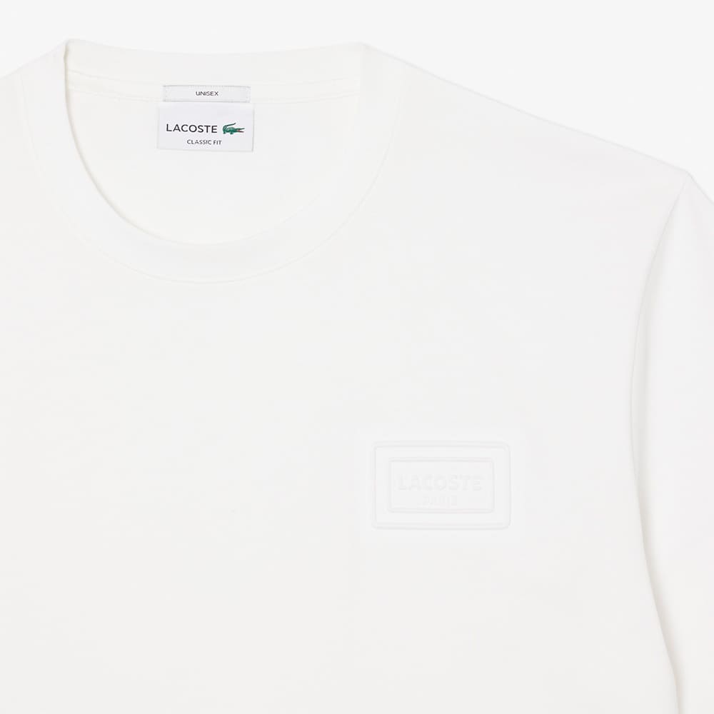 Lacoste Λευκό T-shirt C Neck - 3TH0753