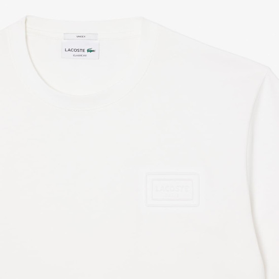 Lacoste Λευκό T-shirt C Neck - 3TH0753