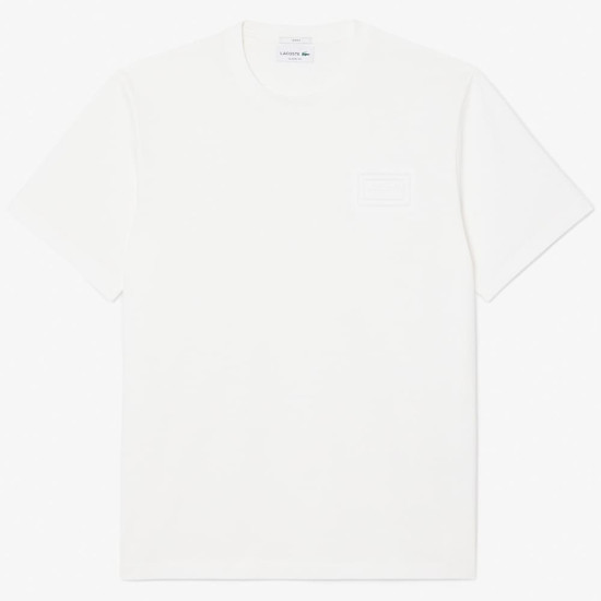 Lacoste Λευκό T-shirt C Neck - 3TH0753