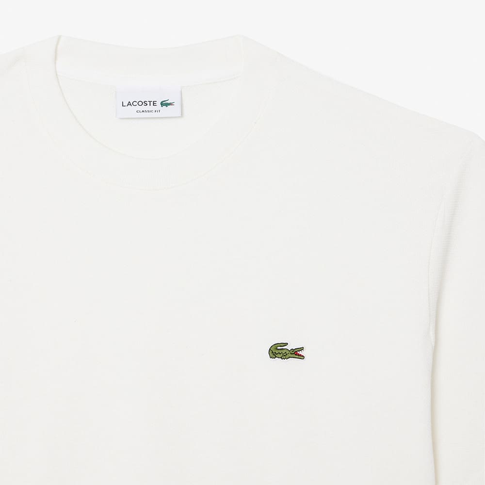 Lacoste Λευκό T-shirt C Neck - 3TH0629
