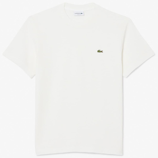 Lacoste Λευκό T-shirt C Neck - 3TH0629