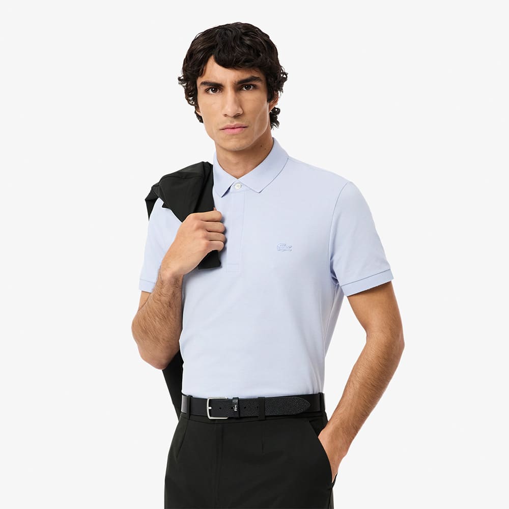 LACOSTE Γαλάζιο Κοντομάνικο polo - PH5522