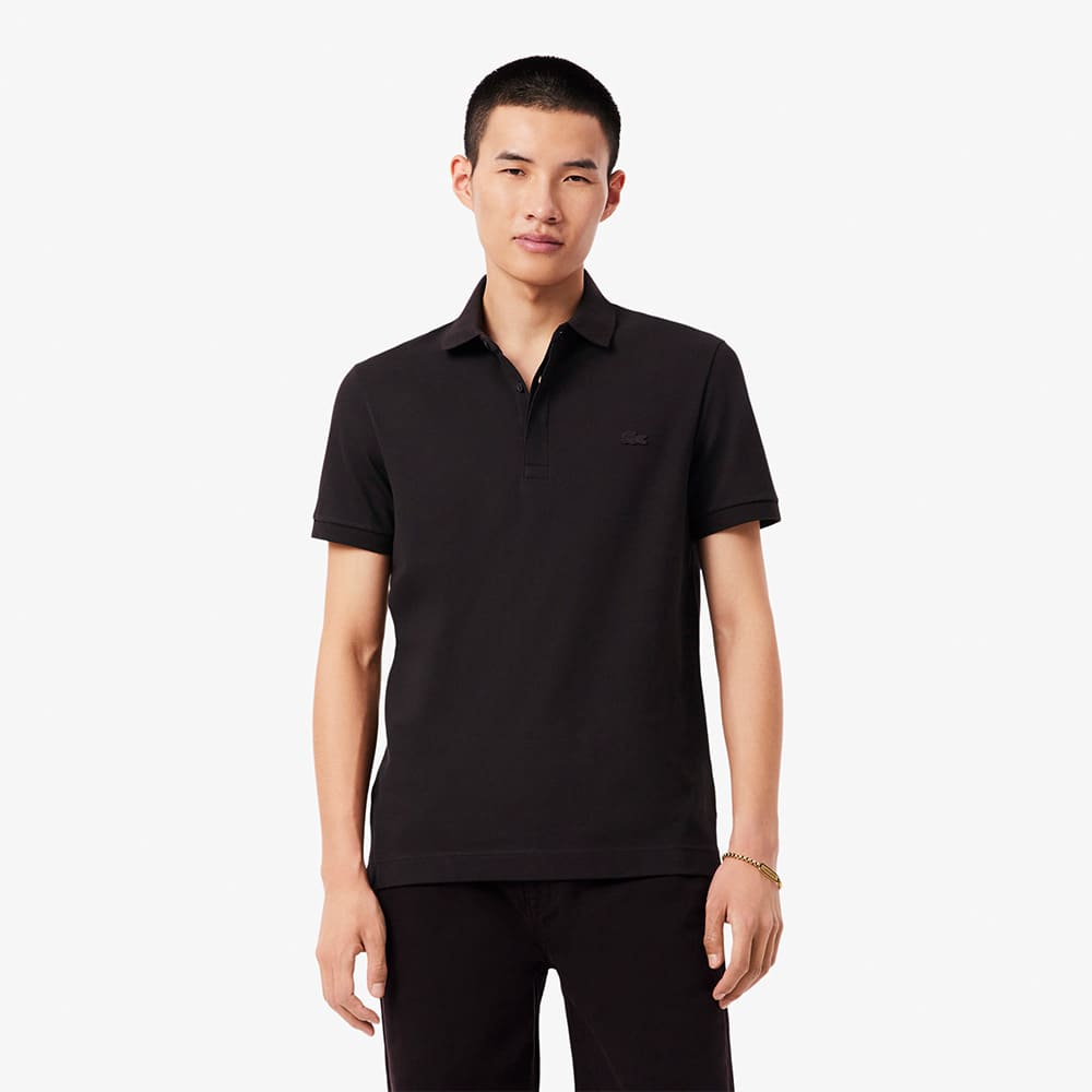 LACOSTE Μαύρο Κοντομάνικο polo - PH5522