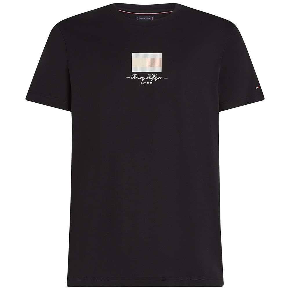 Tommy Hilfiger Μαύρο T-shirt C Neck - MW0MW39349