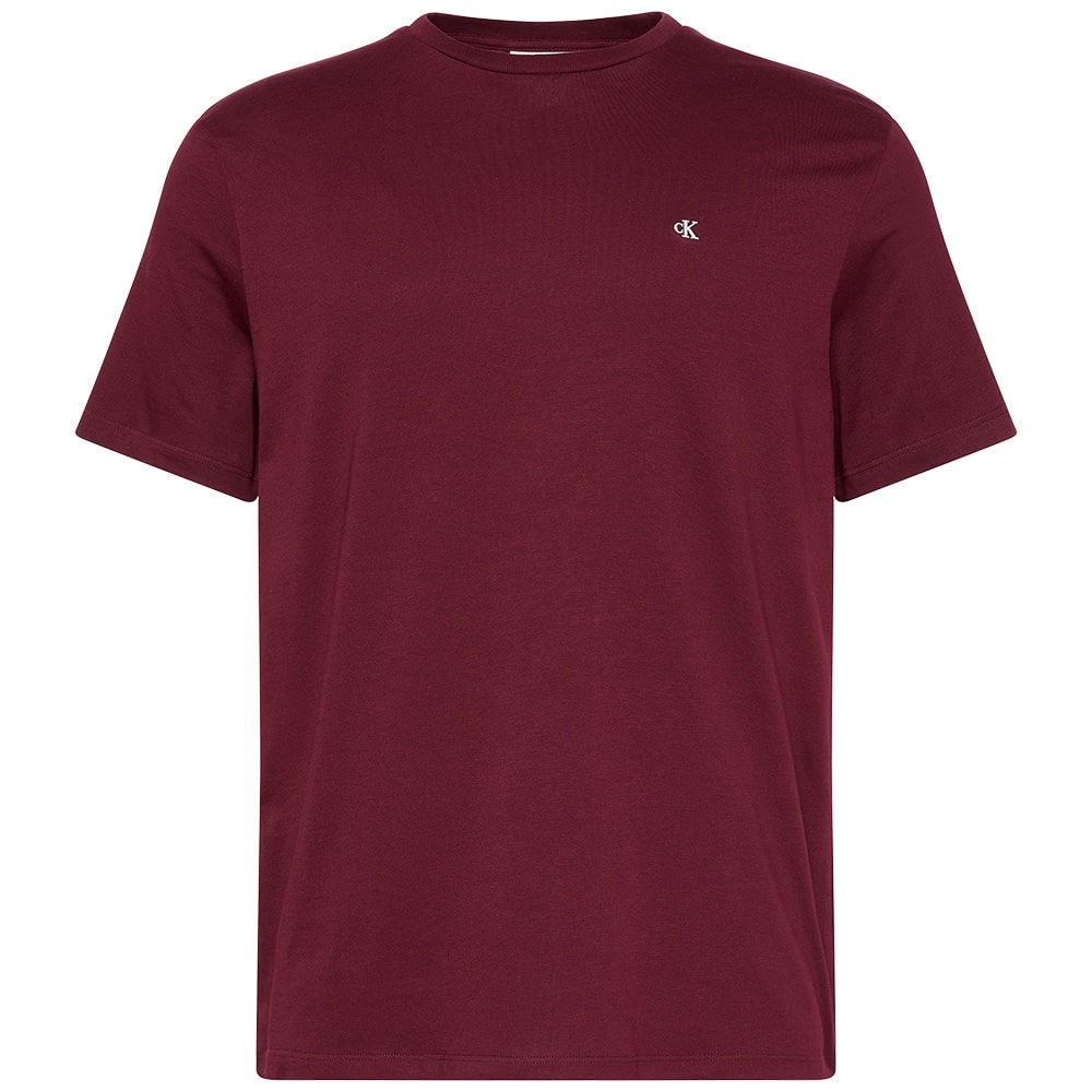 Calvin Klein Μπορντό T-shirt C Neck - LV040HM265