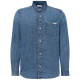 Calvin Klein Μπλε Πουκάμισο Denim - LV040EM774