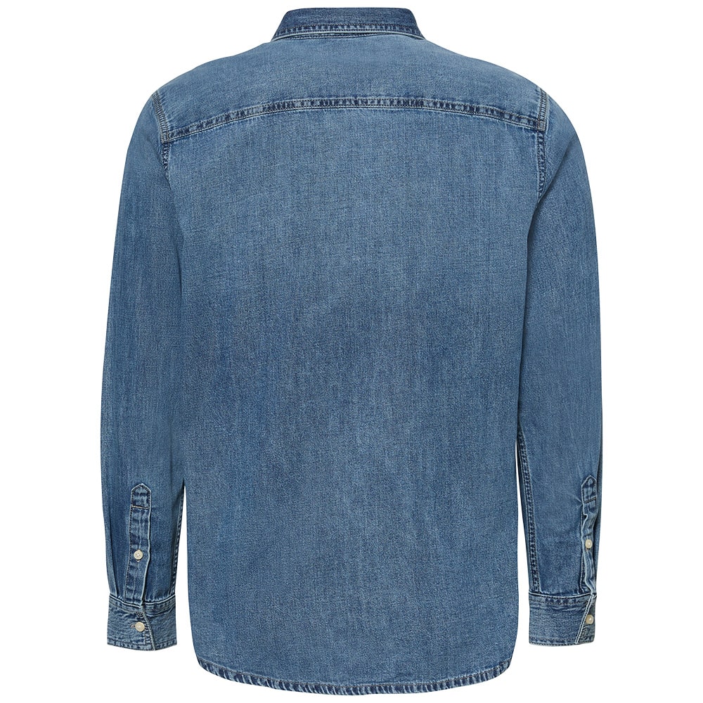 Calvin Klein Μπλε Πουκάμισο Denim - LV040EM774