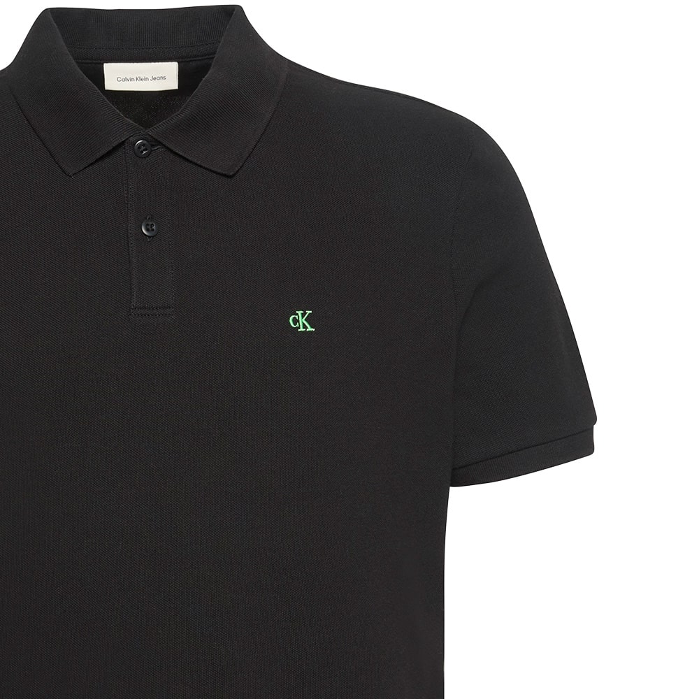 Calvin Klein Μαύρο Κοντομάνικο polo - LV040EM269
