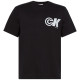 Calvin Klein Μαύρο T-shirt C Neck - LV04RC835G