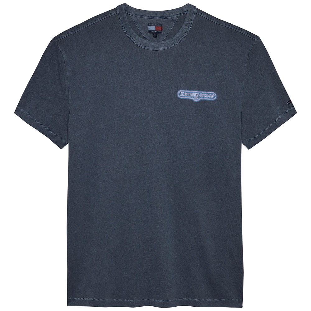 Tommy Jeans Μπλε T-shirt C Neck - DM0DM21829