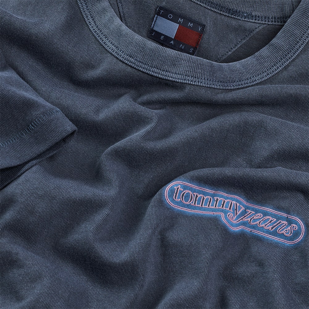 Tommy Jeans Μπλε T-shirt C Neck - DM0DM21829
