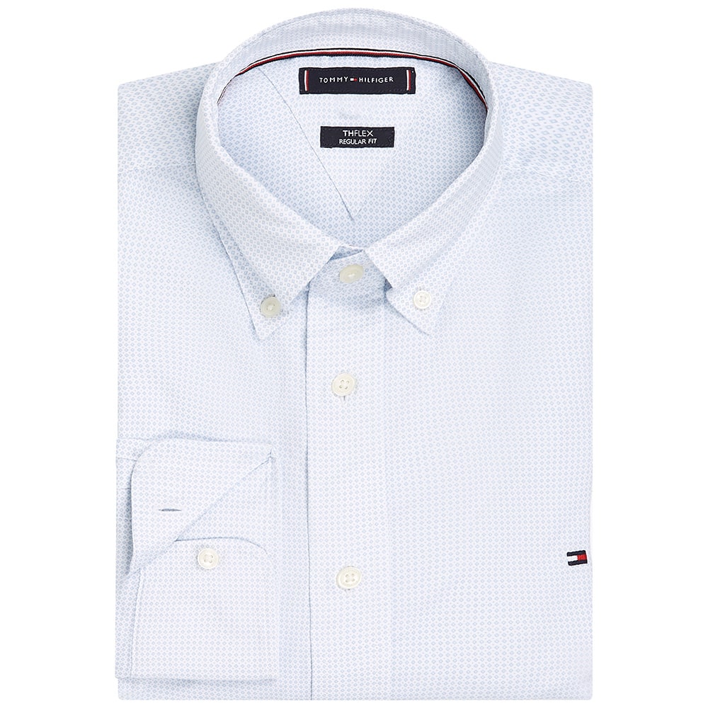 Tommy Hilfiger Λευκό Πουκάμισο Με Σχέδιο - MW0MW38555