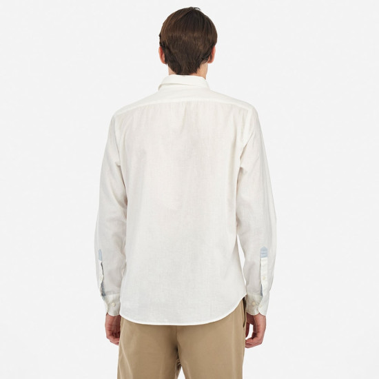 La Martina Λευκό Πουκάμισο Button Down - 3LMMAC304