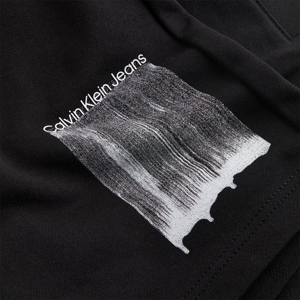 Calvin Klein Μαύρη Αθητική Βερμούδα - J30J327528