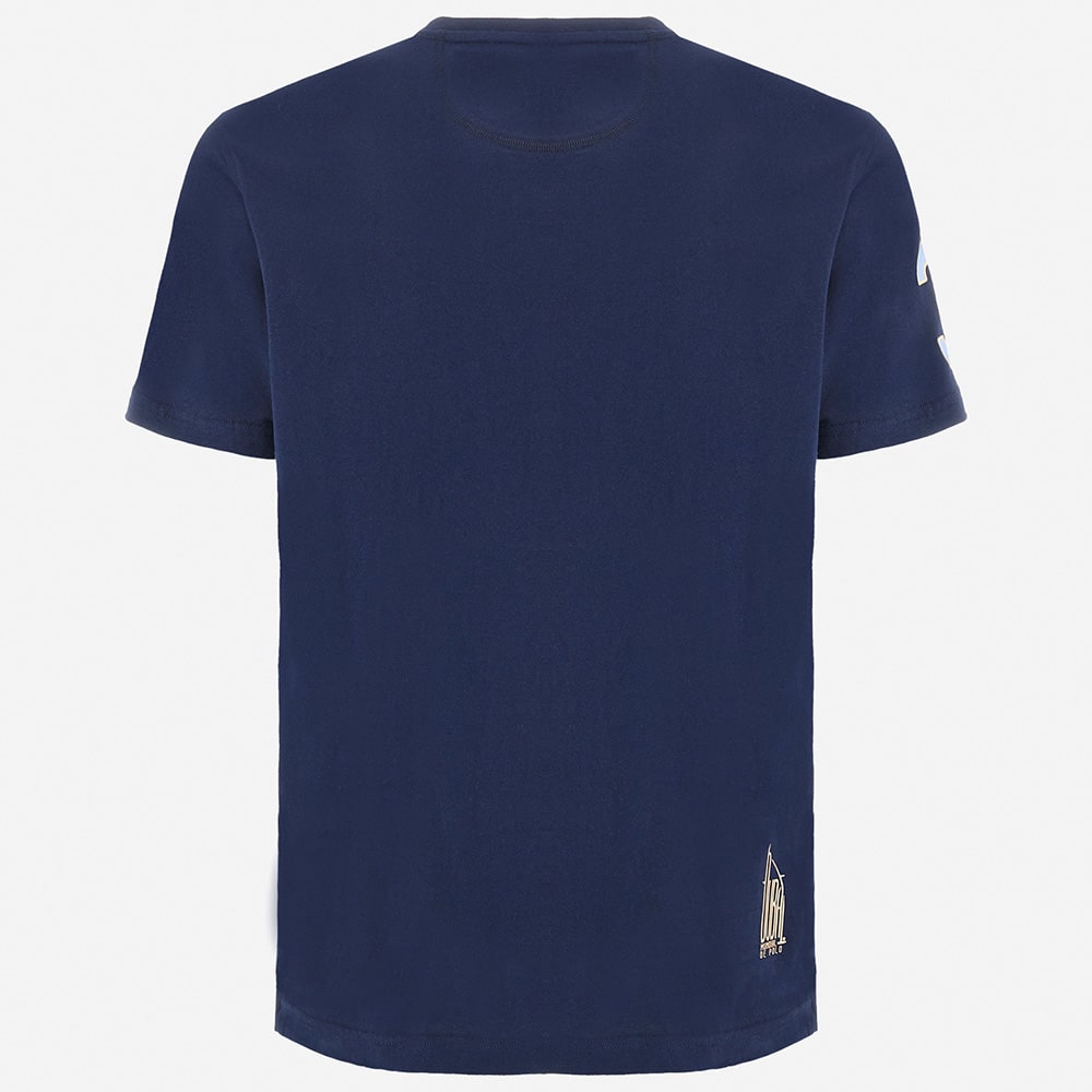 La Martina Μπλε T-shirt C Neck - 3LMMAR303