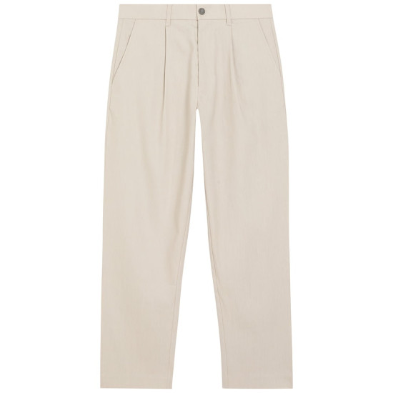 Calvin Klein Εκρού Παντελόνι - K10K114098
