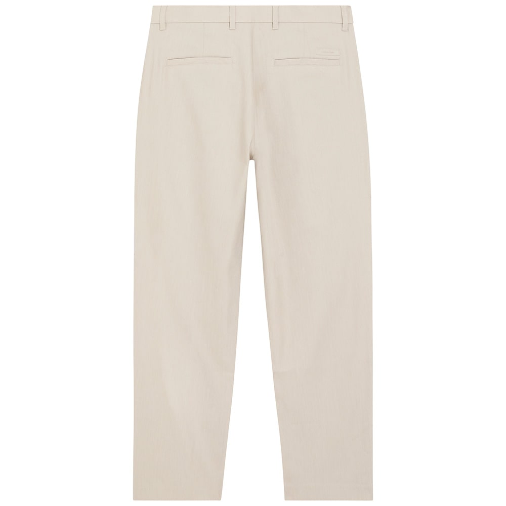Calvin Klein Εκρού Παντελόνι - K10K114098