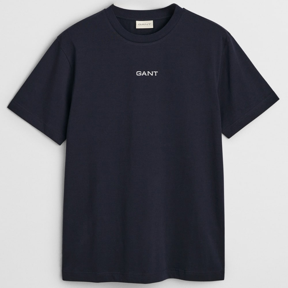 Gant Μπλε Σκούρο T-shirt C Neck - 3G2003308