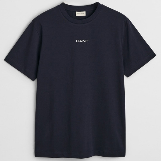Gant Μπλε Σκούρο T-shirt C Neck - 3G2003308