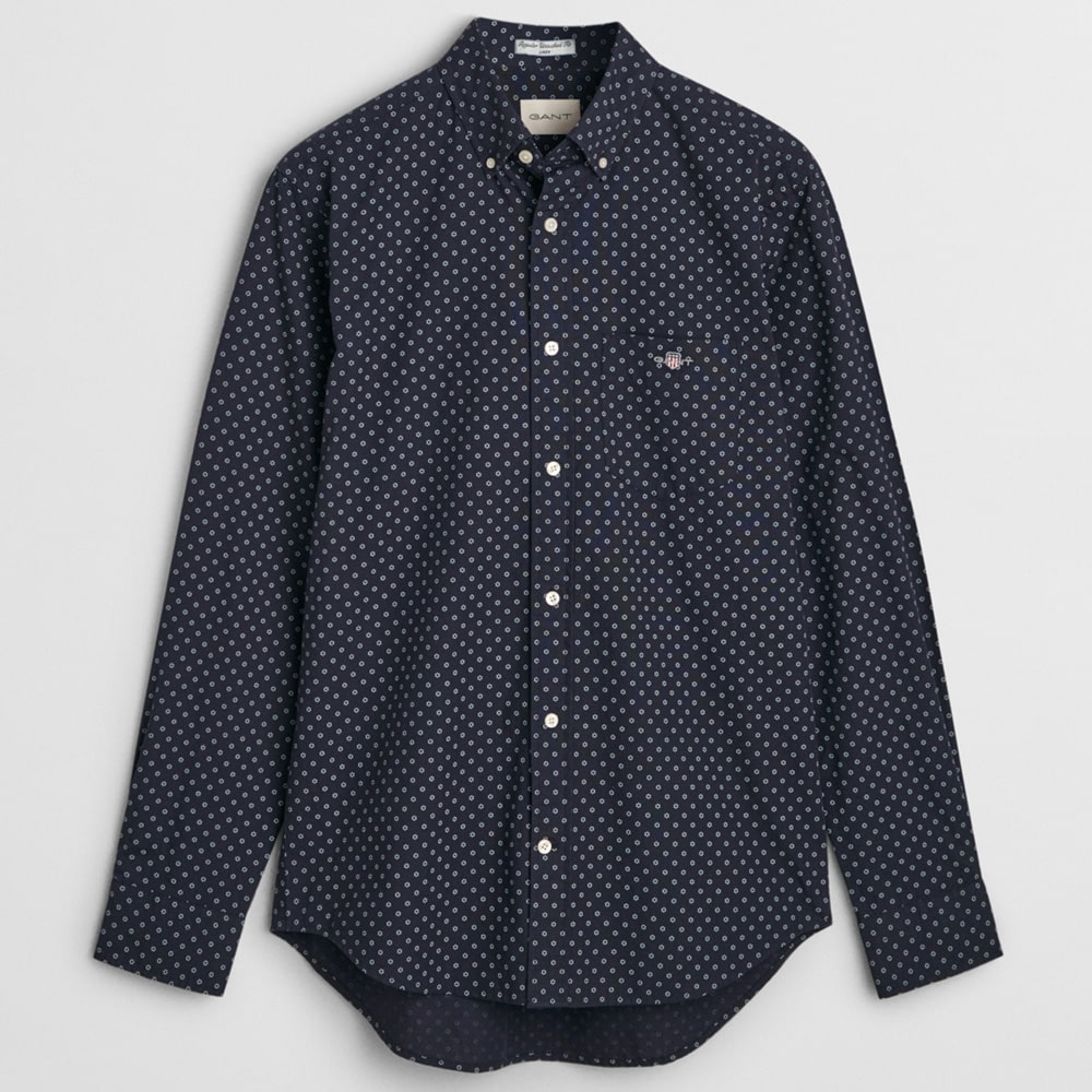 Gant Μπλε Σκούρο Πουκάμισο Button Down - 3G3250056