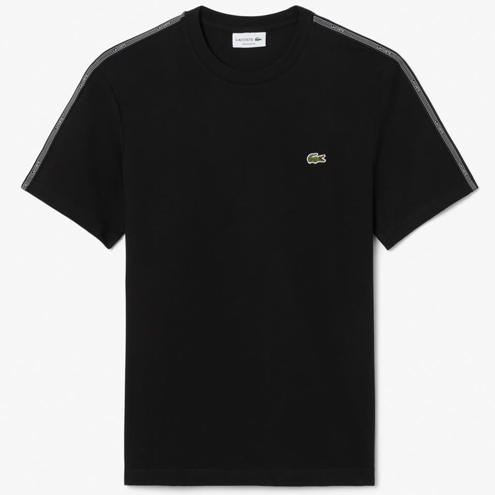 Lacoste Μαύρο T-shirt C Neck - 3TH0888
