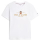 Tommy Hilfiger Λευκό T-shirt C Neck - MW0MW42302