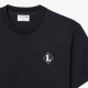 Lacoste Μαύρο T-shirt C Neck - 3TH0718