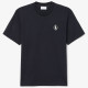 Lacoste Μαύρο T-shirt C Neck - 3TH0718