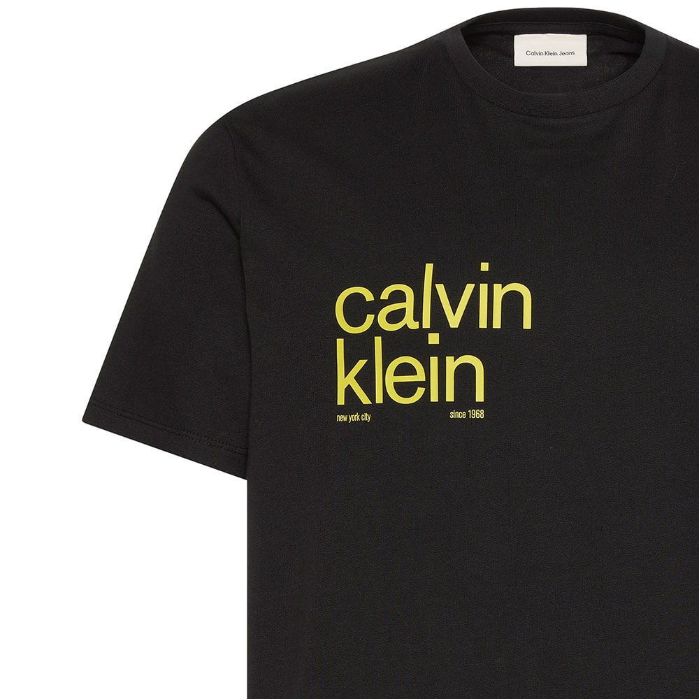 Calvin Klein Μαύρο T-Shirt C Neck - LV04RD810G