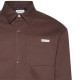 Calvin Klein Μπορντό Πουκάμισο Overshirt - LV04RD729G