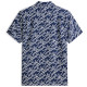 Tommy Hilfiger Μπλε Πουκάμισο Hawaiian 100% Λινό - MW0MW42987