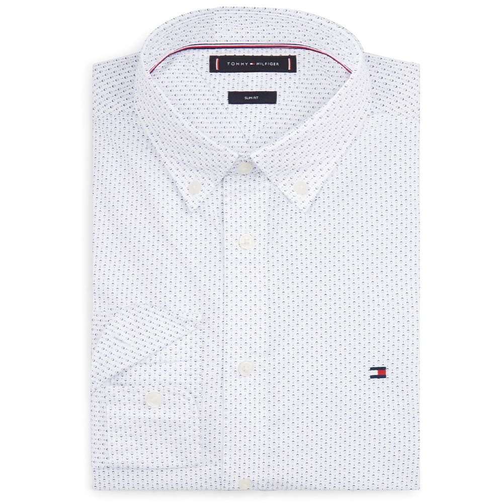 Tommy Hilfiger Λευκό Πουκάμισο Με Μικροσχέδιο - MW0MW42460