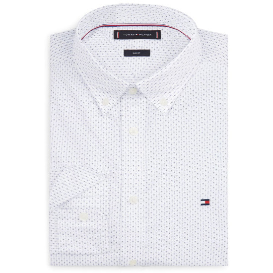 Tommy Hilfiger Λευκό Πουκάμισο Με Μικροσχέδιο - MW0MW42460