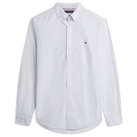 Tommy Hilfiger Λευκό Πουκάμισο Με Μικροσχέδιο - MW0MW42460