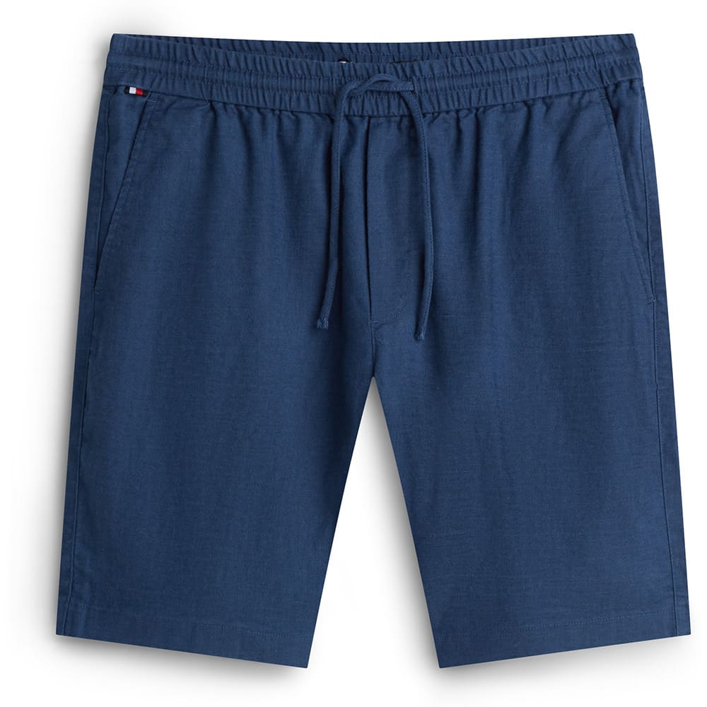 Tommy Hilfiger Μπλε Βερμούδα Linen Blend - MW0MW44353