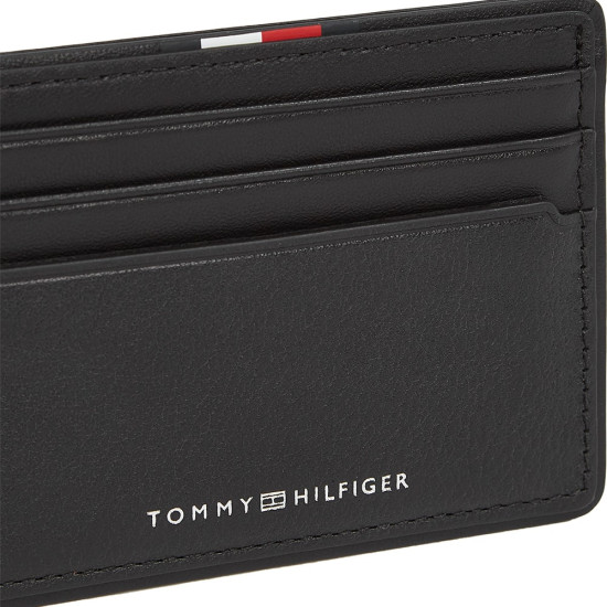 Tommy Hilfiger Μαύρο Πορτοφόλι 100% Leather - AM0AM13738