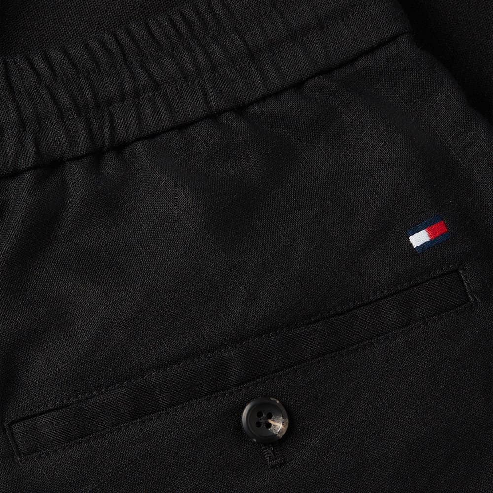 Tommy Hilfiger Μάυρη Βερμούδα Linen Blend - MW0MW44353