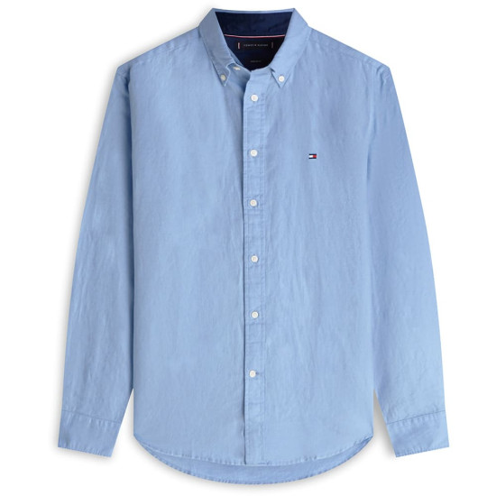 Tommy Hilfiger Γαλάζιο Πουκάμισο Linen Blend - MW0MW44061