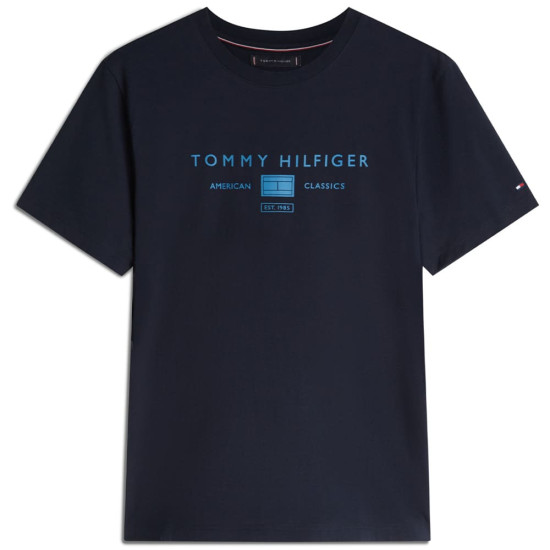 Tommy Hilfiger Μπλε T-shirt C Neck - MW0MW44053