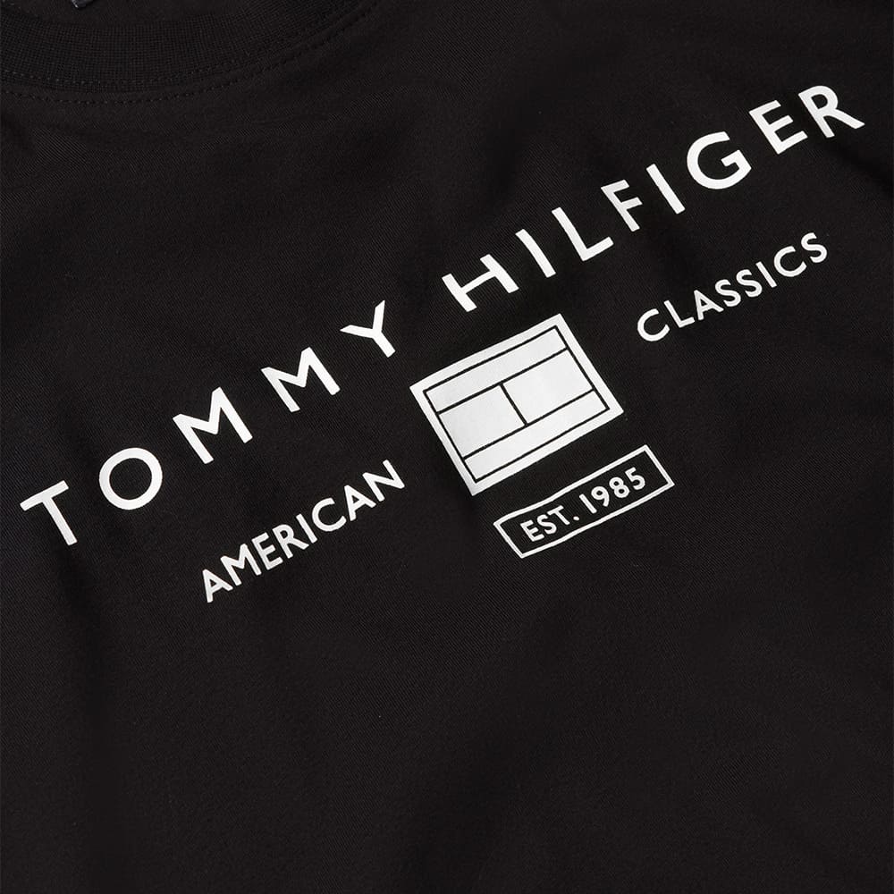 Tommy Hilfiger Μαύρο T-shirt C Neck - MW0MW44053