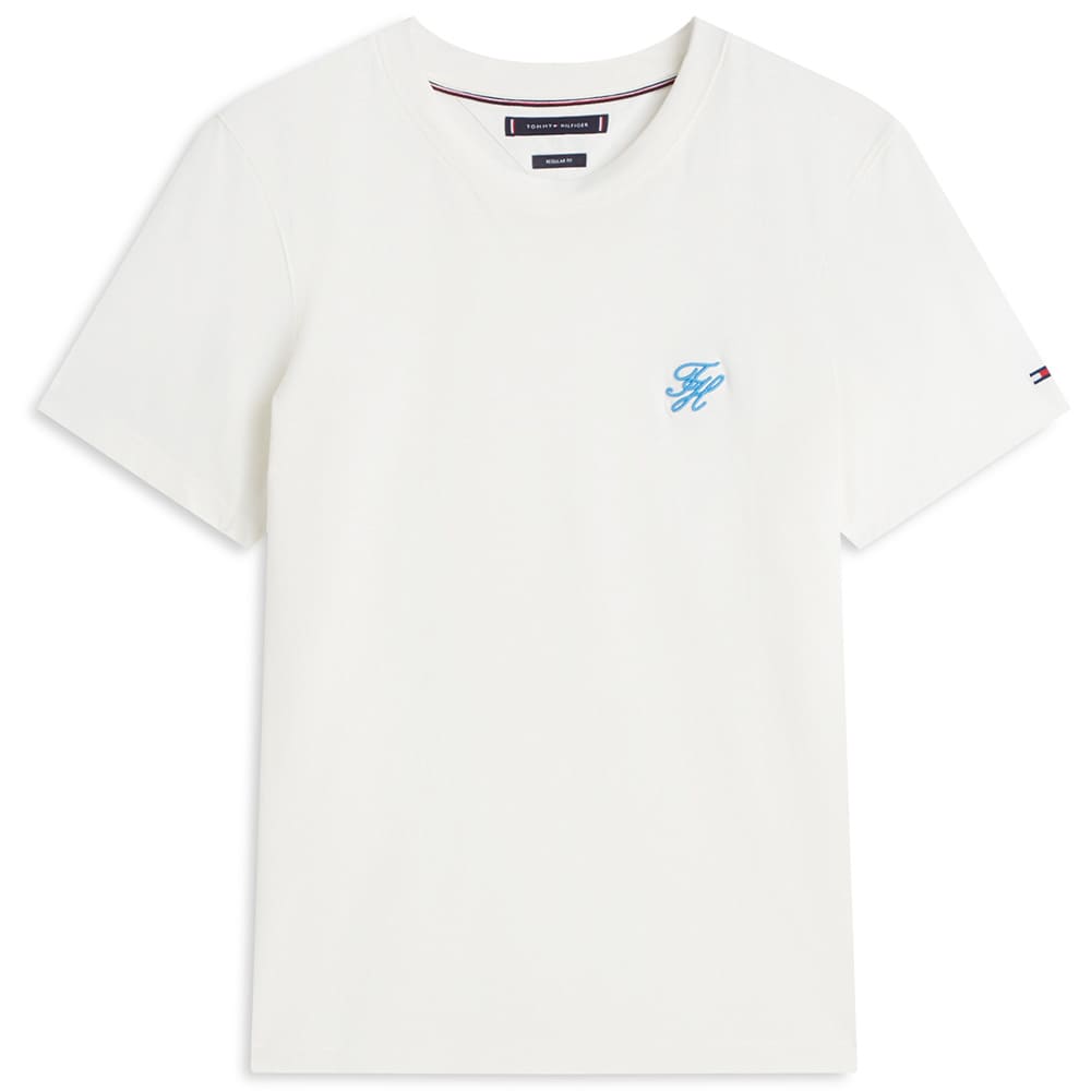 Tommy Hilfiger Λευκό T-shirt C Neck - MW0MW43066