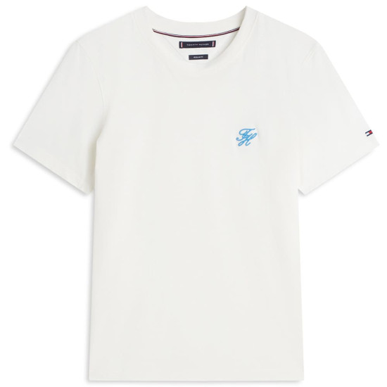 Tommy Hilfiger Λευκό T-shirt C Neck - MW0MW43066