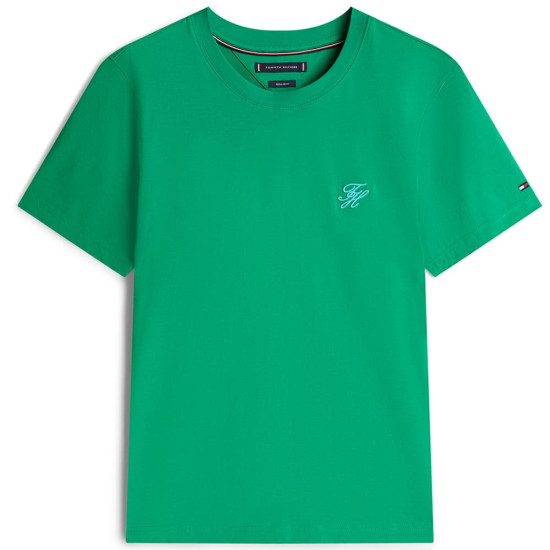Tommy Hilfiger Πράσινο T-shirt C Neck - MW0MW43066