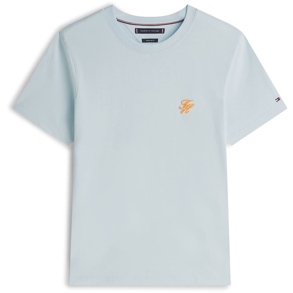 Tommy Hilfiger Γαλάζιο T-shirt C Neck - MW0MW43066