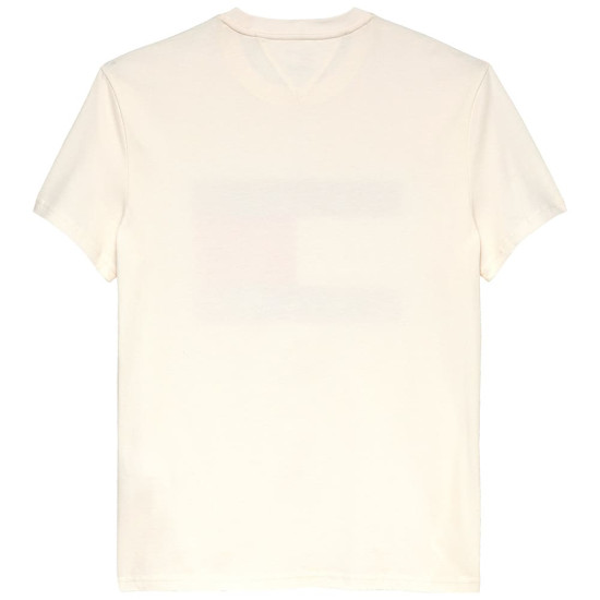 Tommy Jeans Εκρού T-shirt C Neck - DM0DM22645