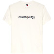 Tommy Jeans Εκρού T-shirt C Neck - DM0DM22548